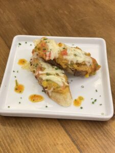 bruschetta di granchio