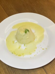 panna cotta al limone siciliano